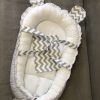Baby Nest grey zig zag
